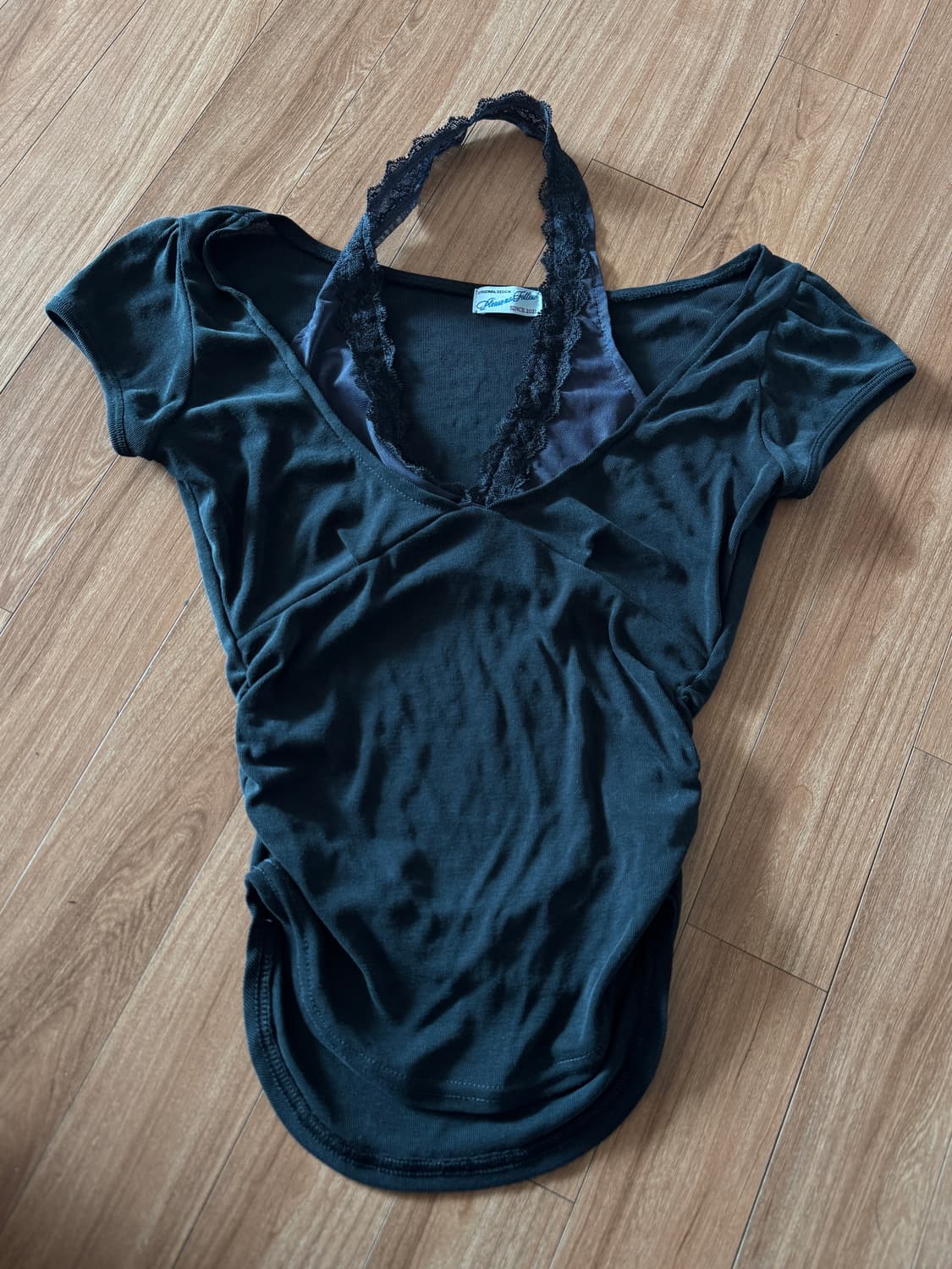 플리즈노팔로우 아멜리아 탑 차콜 플노팔 amelia top 상품이미지3