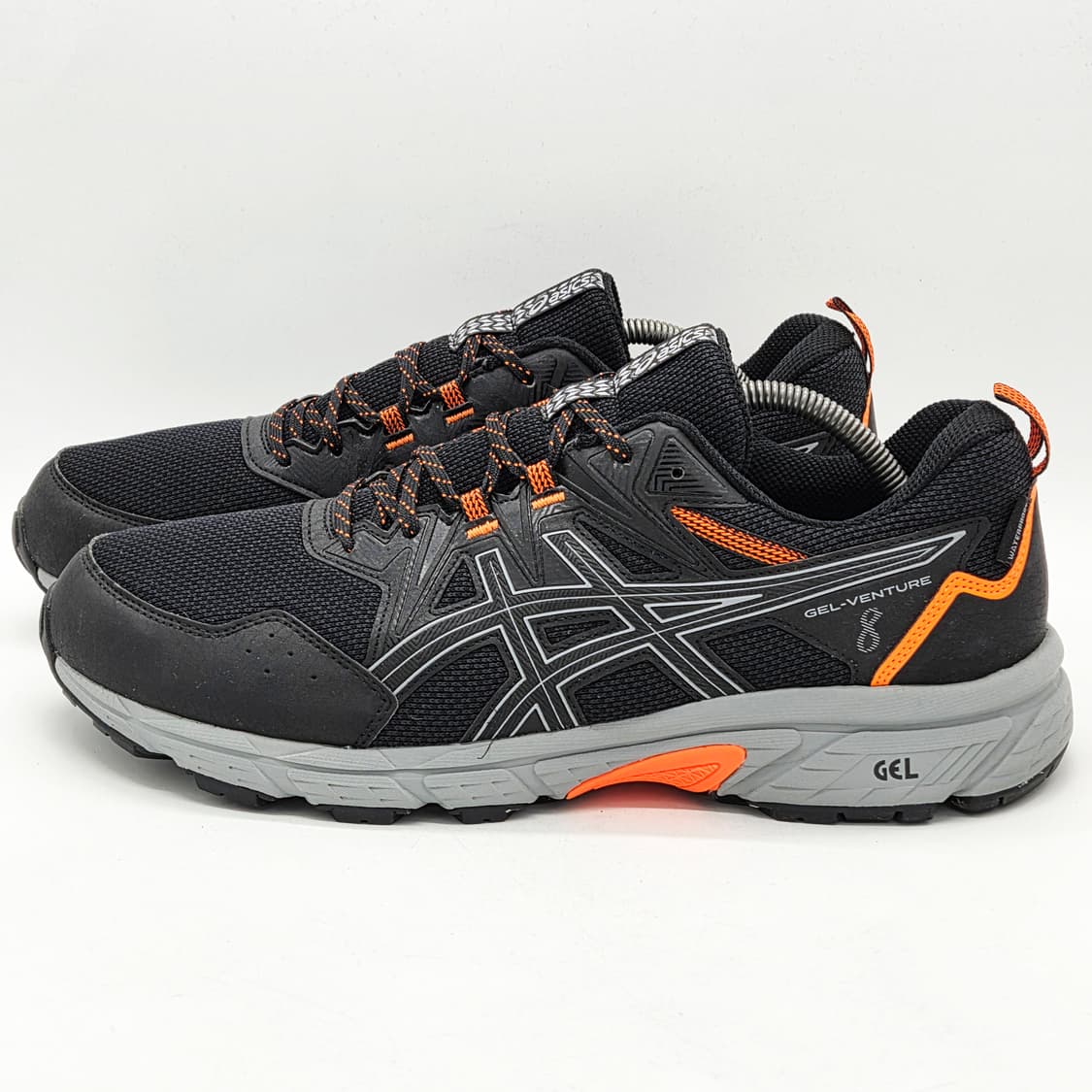 아식스 젤 벤쳐 8 워터프루프 블랙 쇼킹 오렌지 (300) 상품이미지1