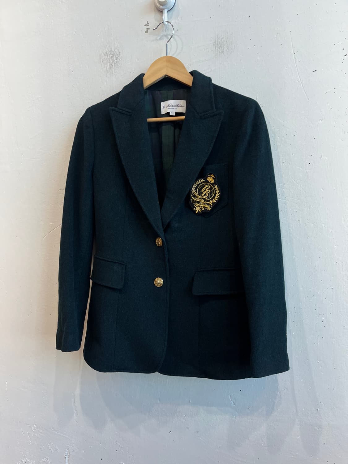 브룩스브라더스 여성 금장 퓨어울 테일러 자켓 블레이저 자켓 상품이미지1