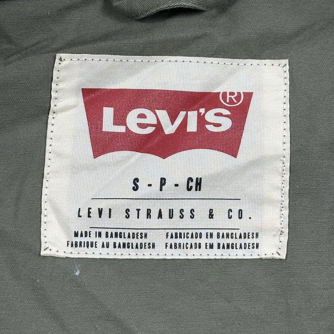 리바이스 오리지널 카키 사파리자켓 (S) 상품이미지5