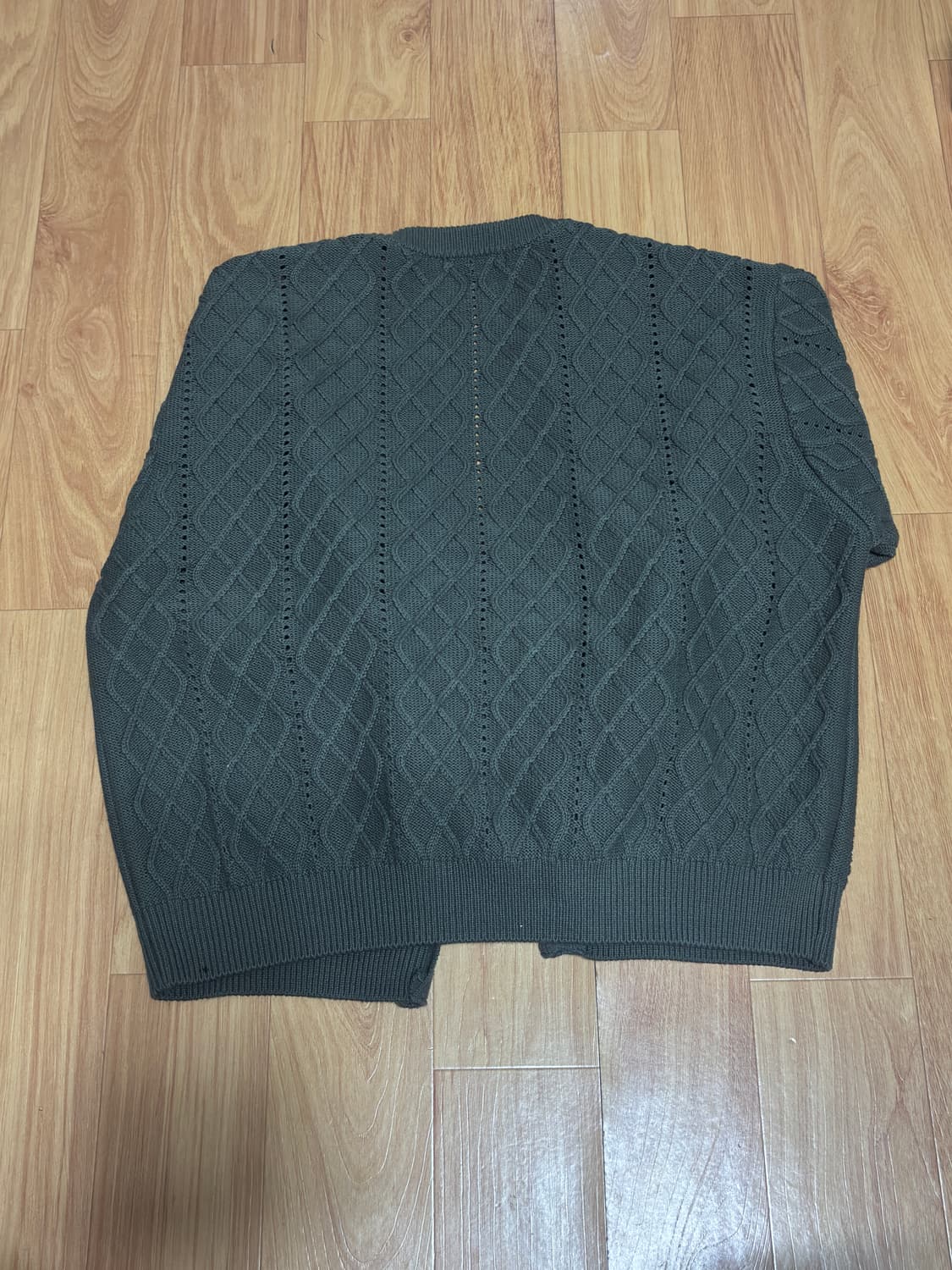 아캄 케이블 니트 가디건 2사이즈 상품이미지3