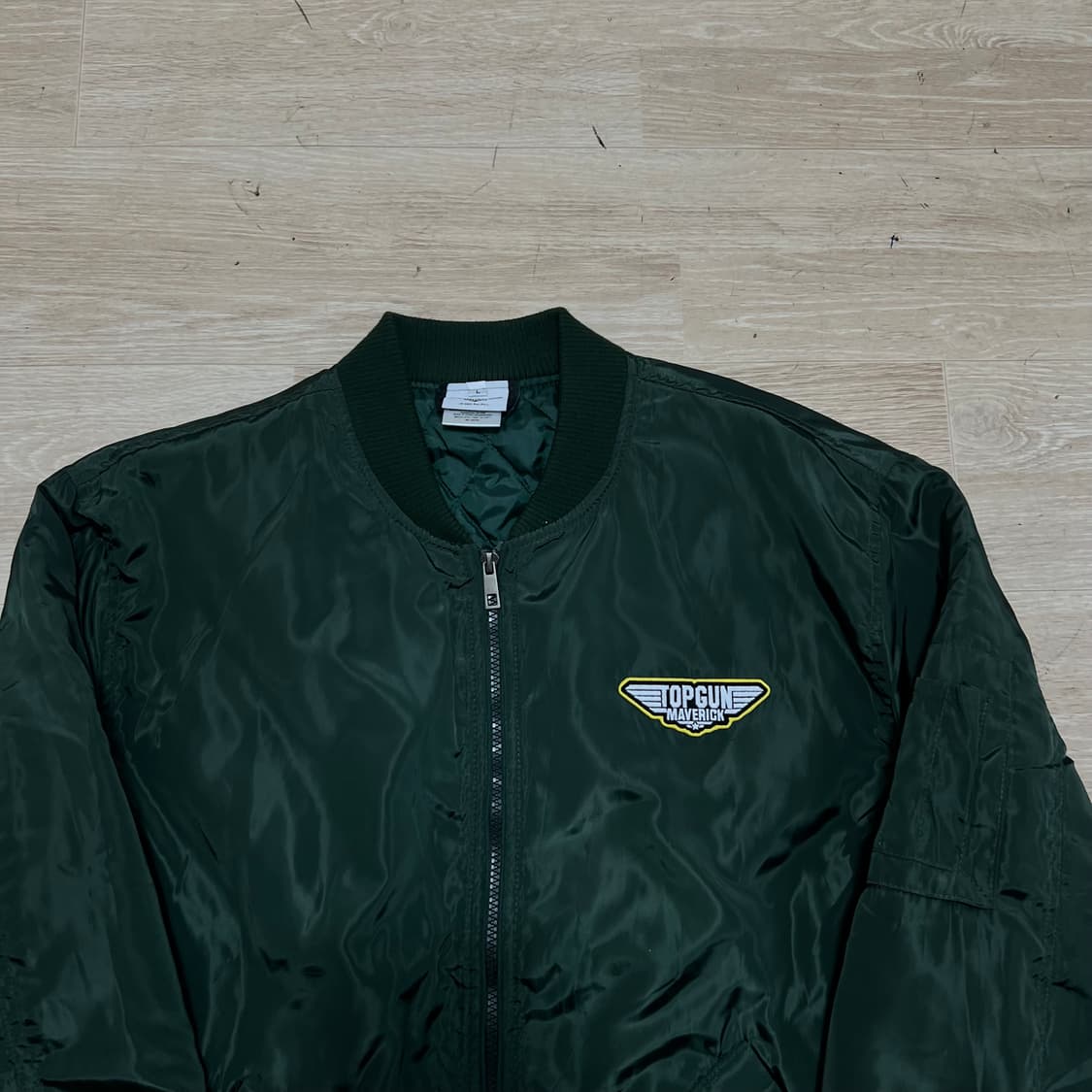 탑건 매버릭 퀼팅 안감 MA-1 항공점퍼 봄버자켓 [카키] L/100 상품이미지2