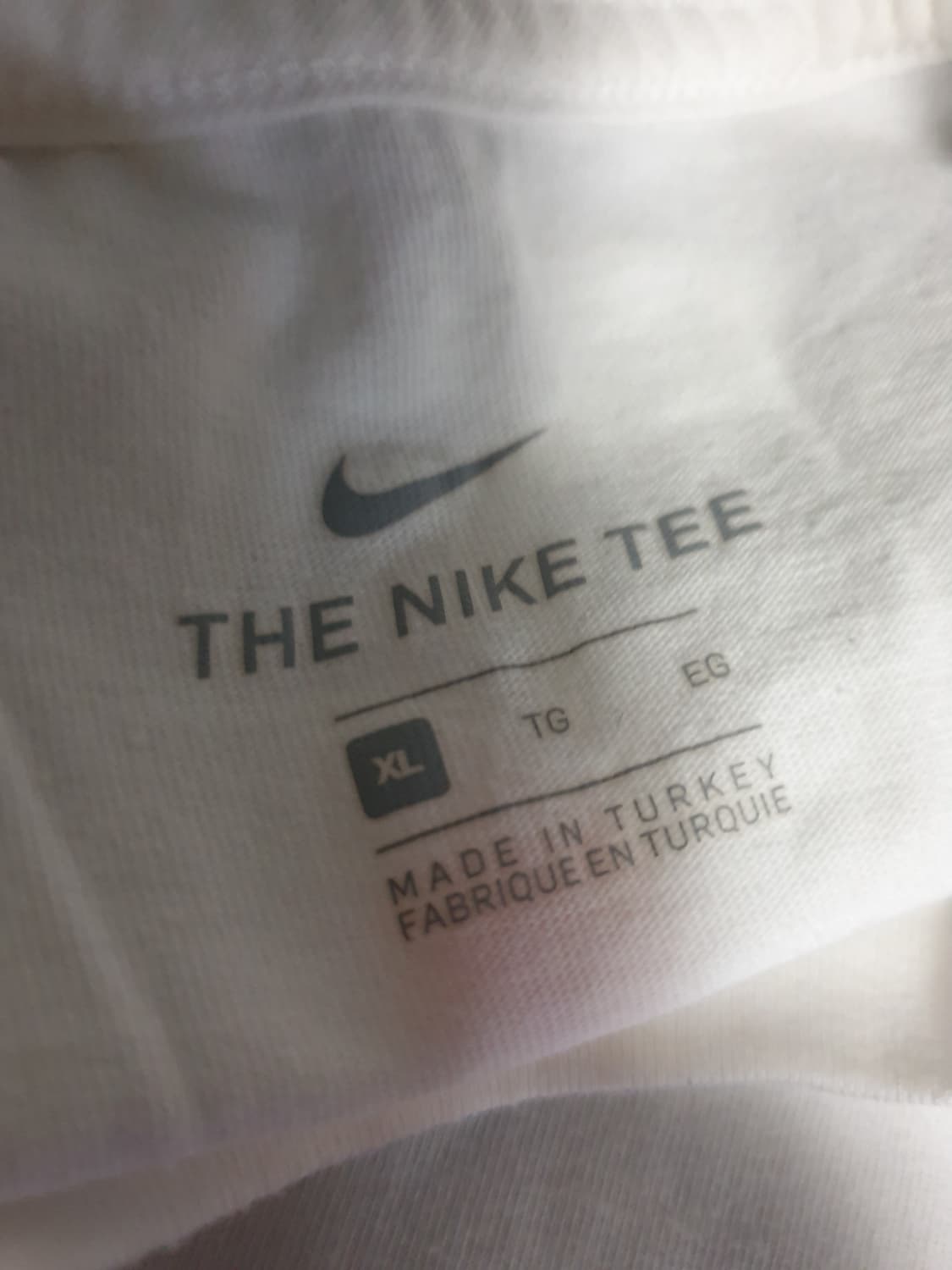 나이키 저스트두잇 반팔티 화이트 (XL) 상품이미지2