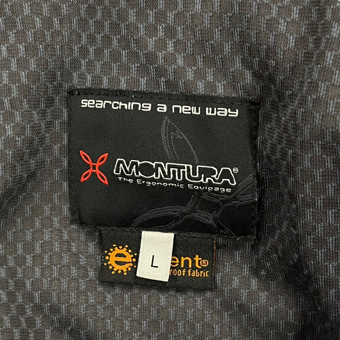 [정품/L] 몬츄라 노란색 검정색 바람막이 자켓 b14 상품이미지5