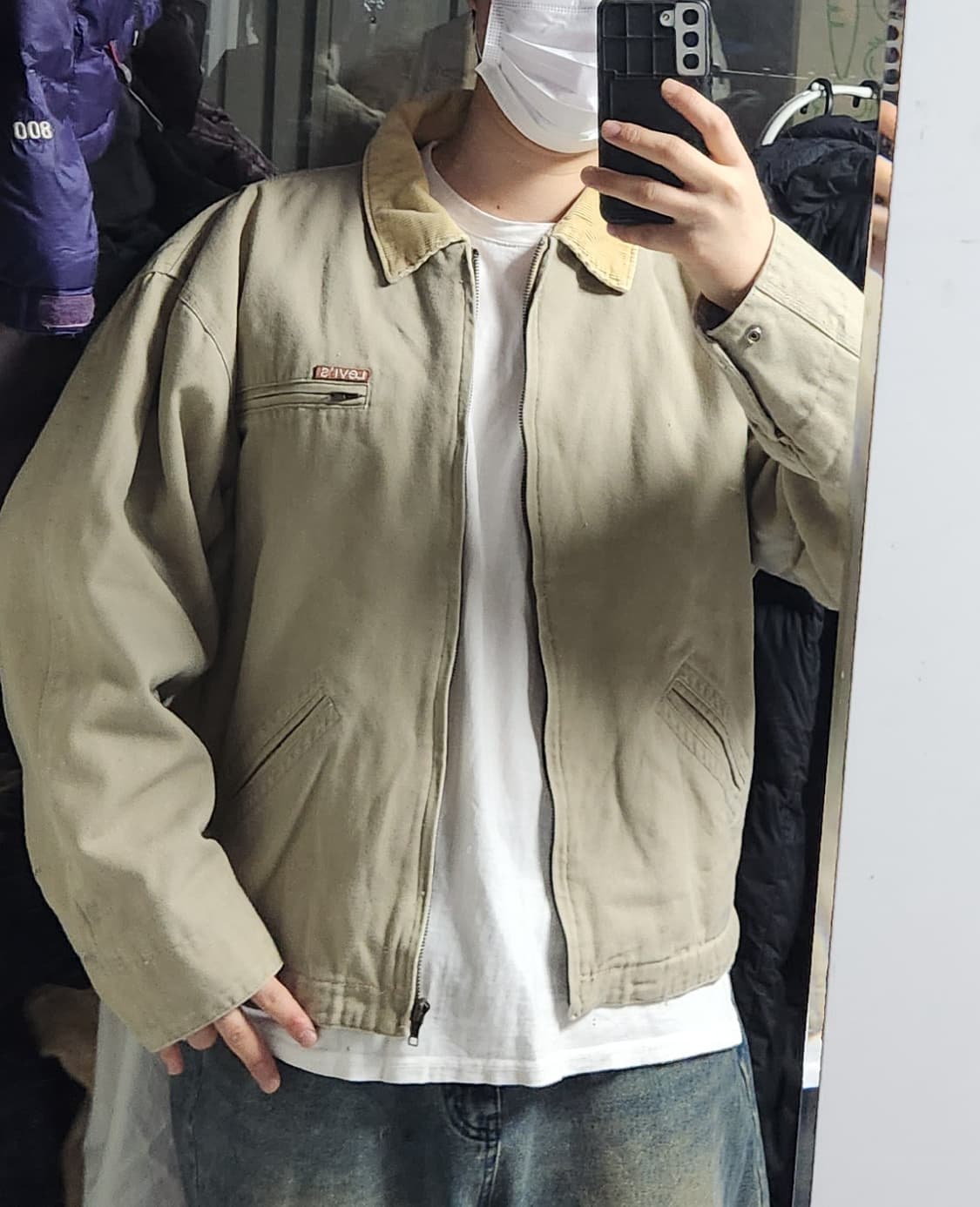 Levi's 90s 리바이스 코듀로이 카라 디트로이트 자켓 상품이미지2