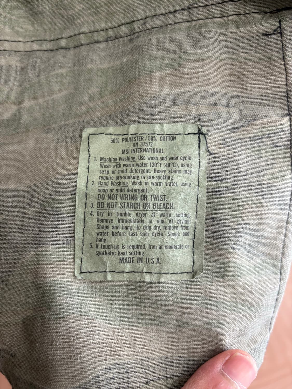 90s US Army 타이거 카모 오버셔츠  상품이미지9