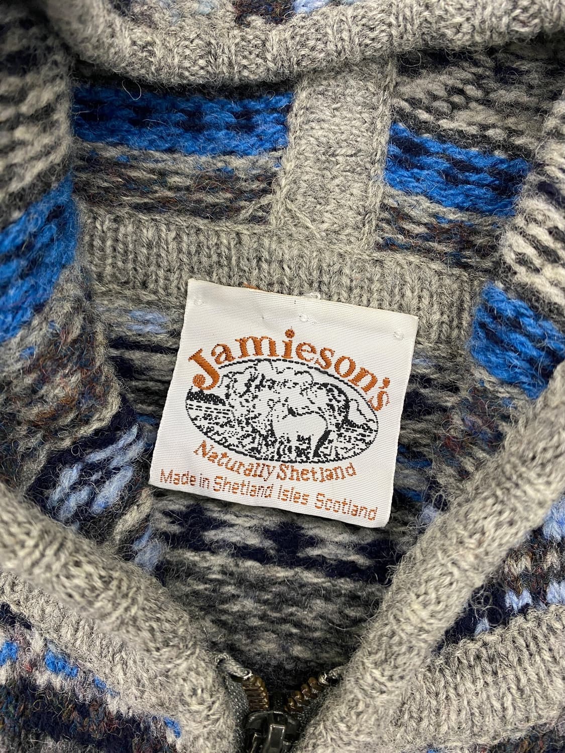 제이미슨스 셔틀랜드 울 페어아일 후드 자켓 상품이미지7