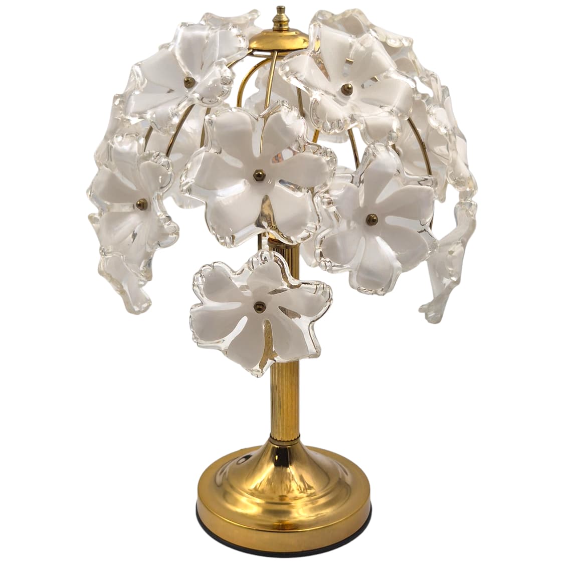 90s 키시마 화이트 부케 꽃잎 나무 램프 상품이미지4