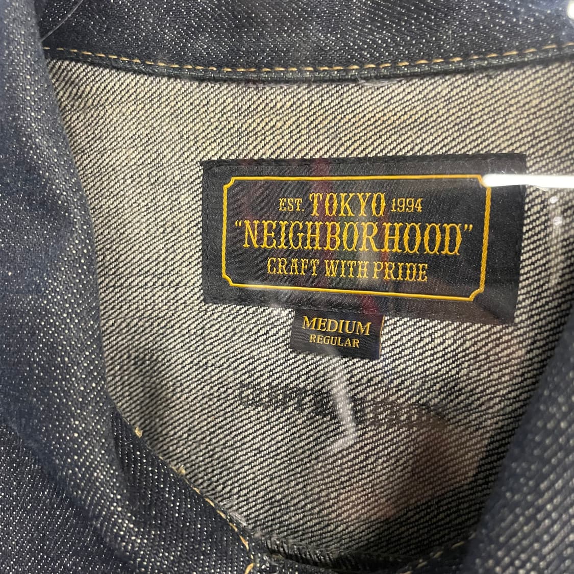 16s 네이버후드 리지드 스톡맨 데님자켓 상품이미지9