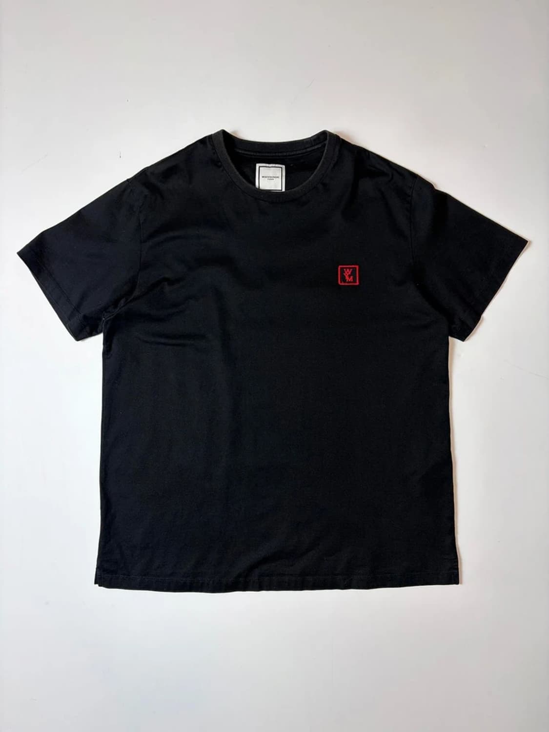 우영미 19FW 백로고 반팔 티셔츠 PN9552 상품이미지3