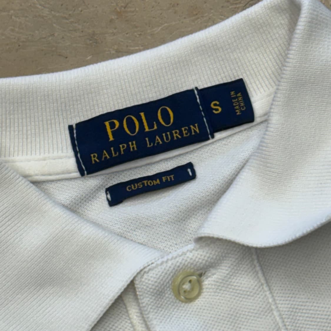 S 폴로랄프로렌 커스텀핏 화이트 카라티셔츠  상품이미지4