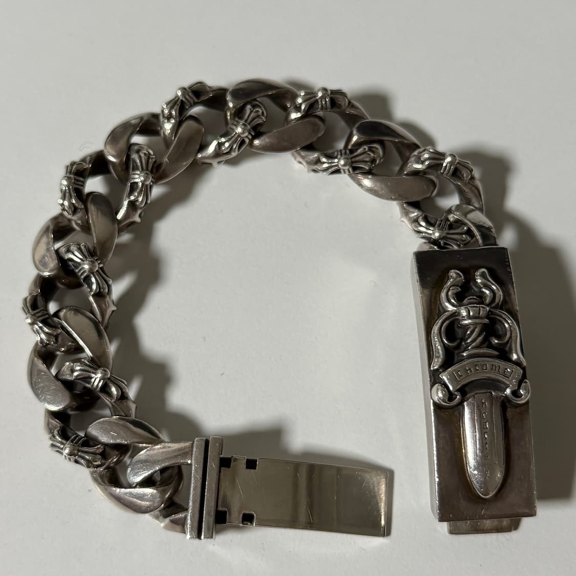 (풀구성)크롬하츠 대거 팬시 팔찌 12링크(13링크)+여분링크 상품이미지2