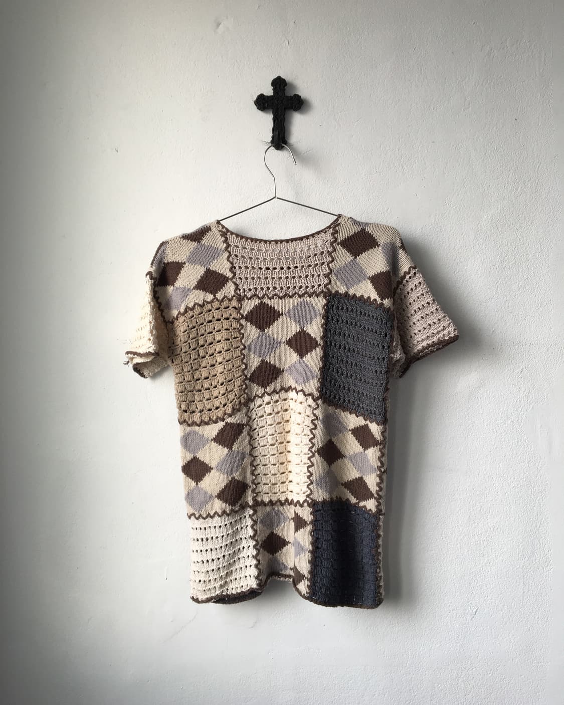 Pattern mixed knit 상품이미지3