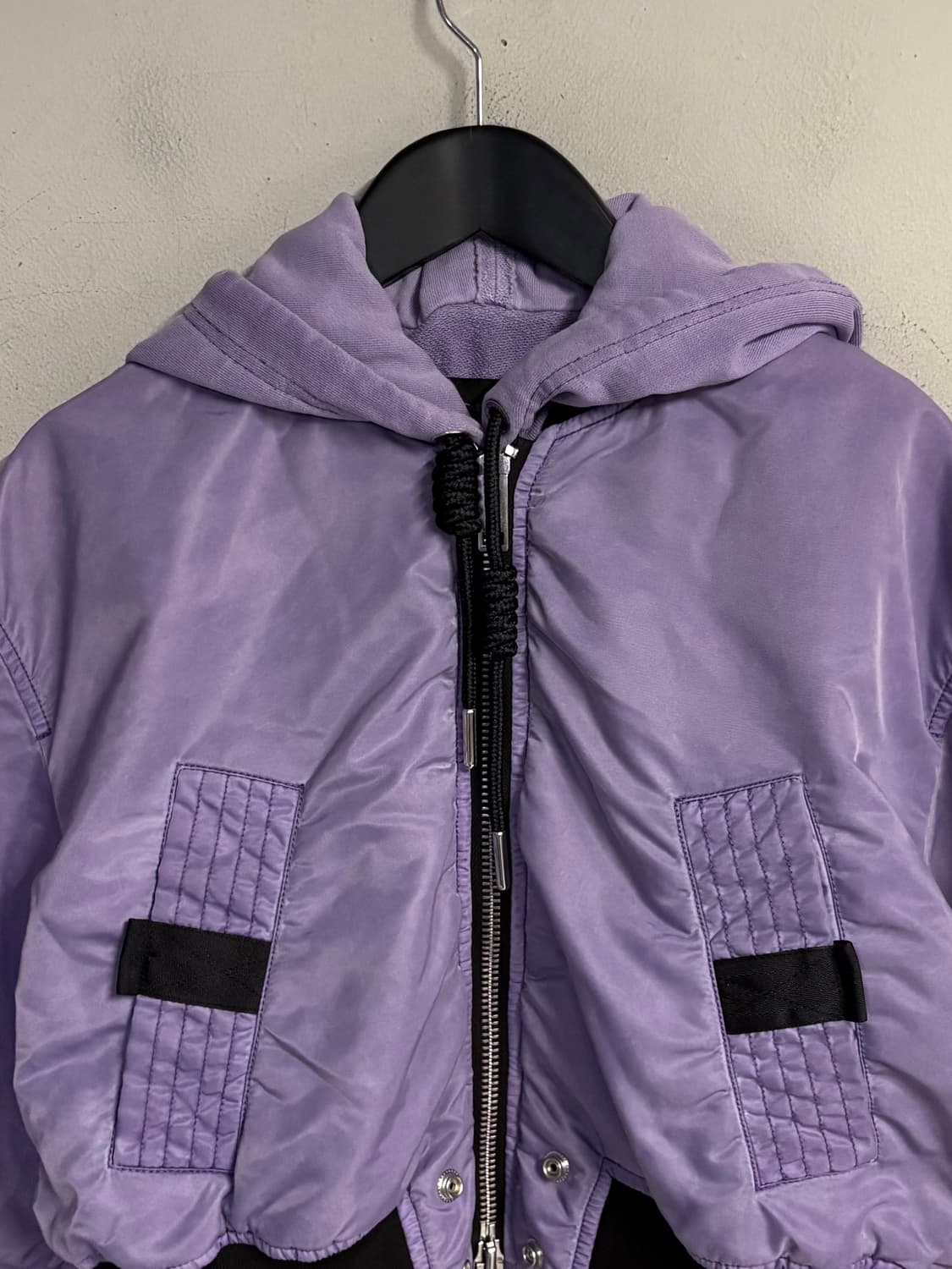 DIESEL violet hoodie bomber jakcet  상품이미지3
