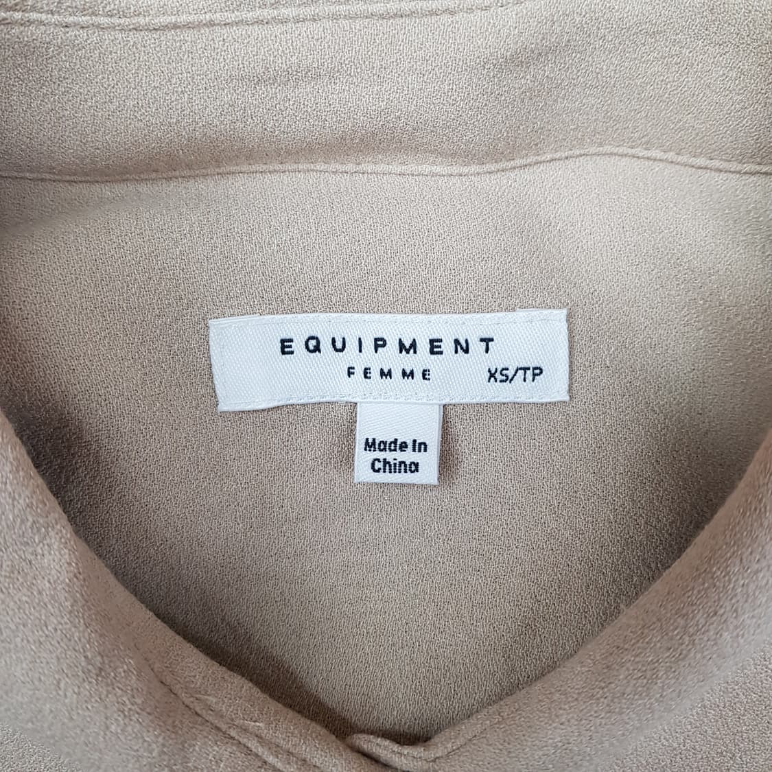 이큅먼트 EQUIPMENT 레이온 클래식 블라우스 XS사이즈 상품이미지5