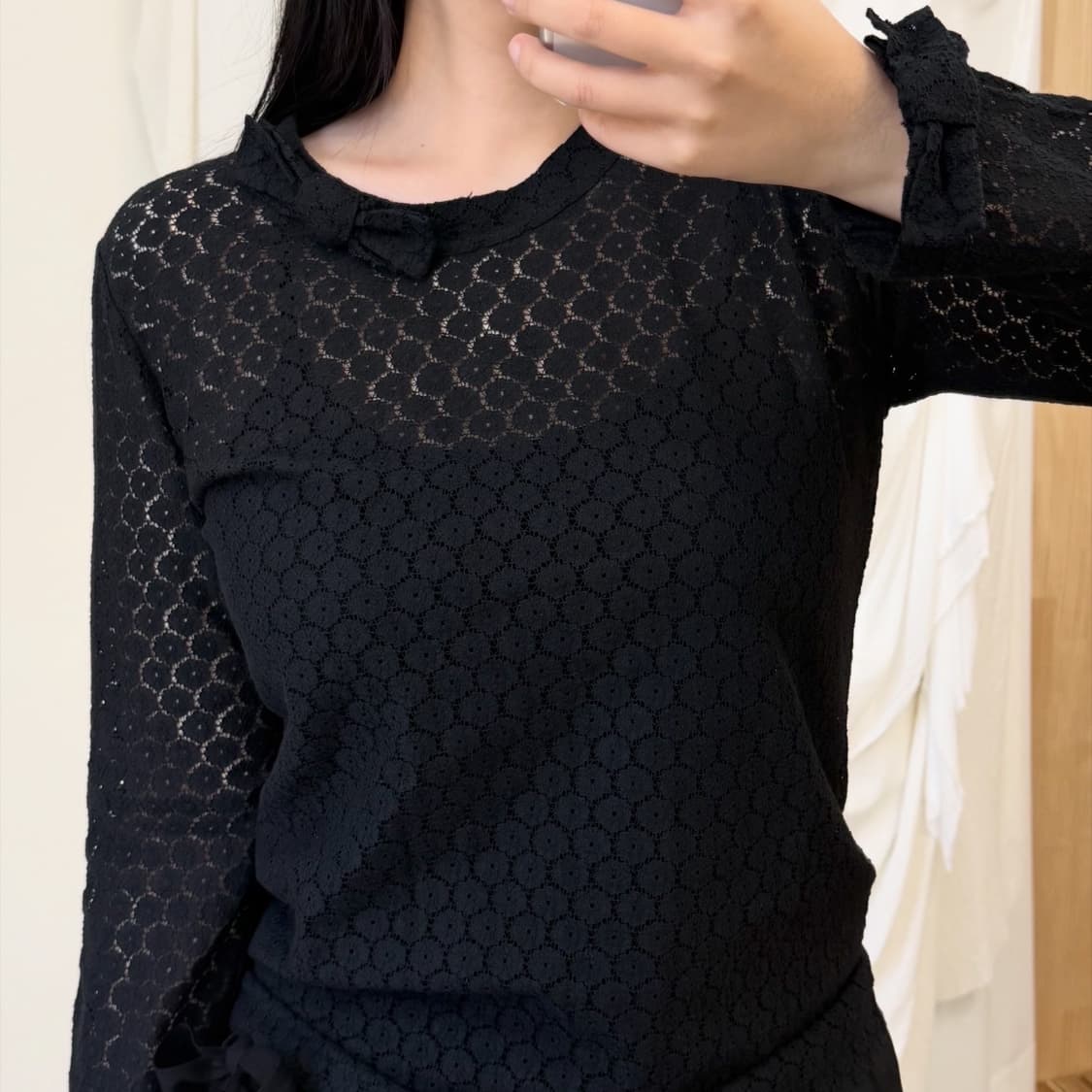 COMME des GARÇONS lace top 상품이미지1