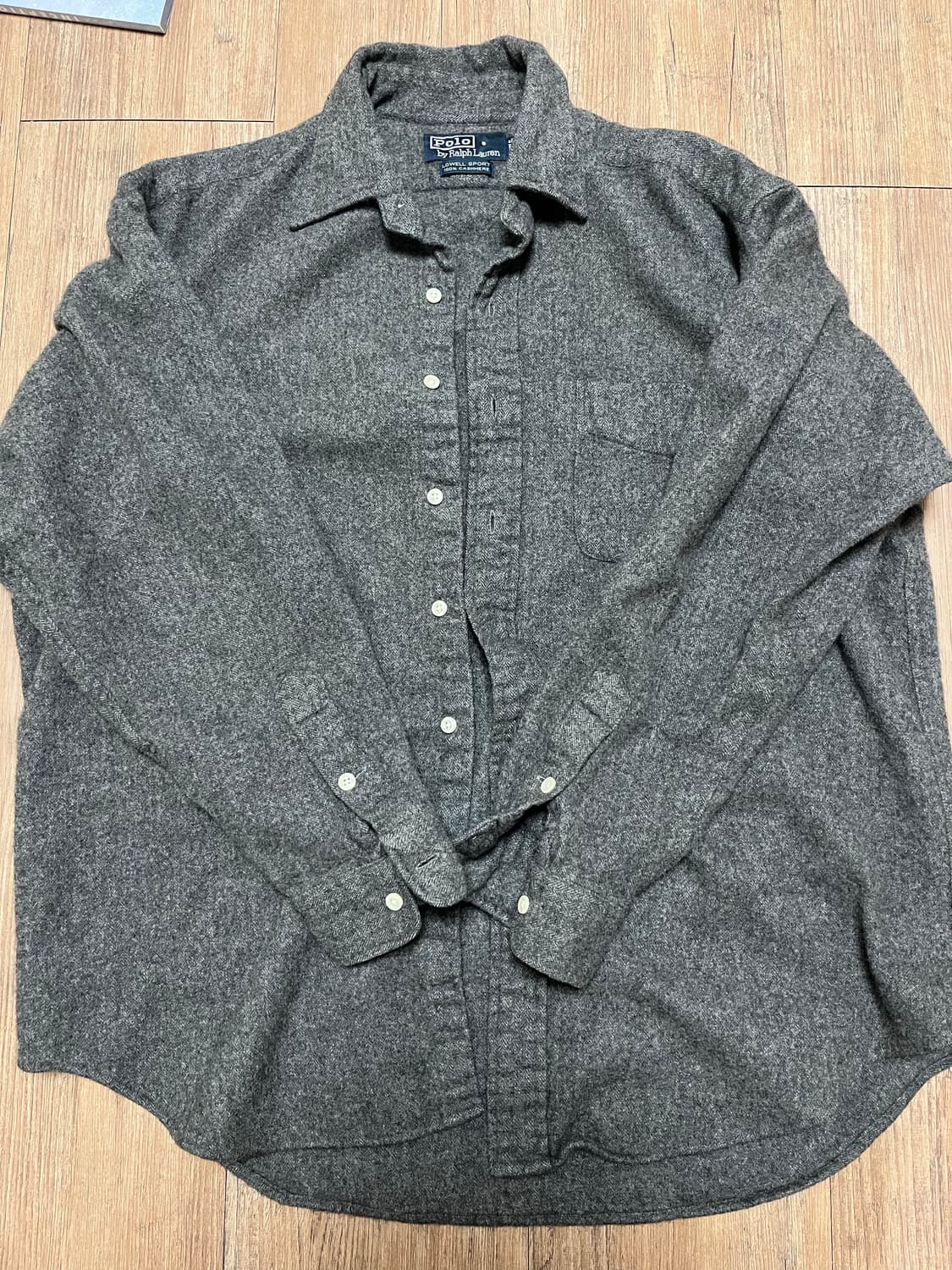폴로 캐쉬미어 100 로웰스포트 셔츠 L 상품이미지2