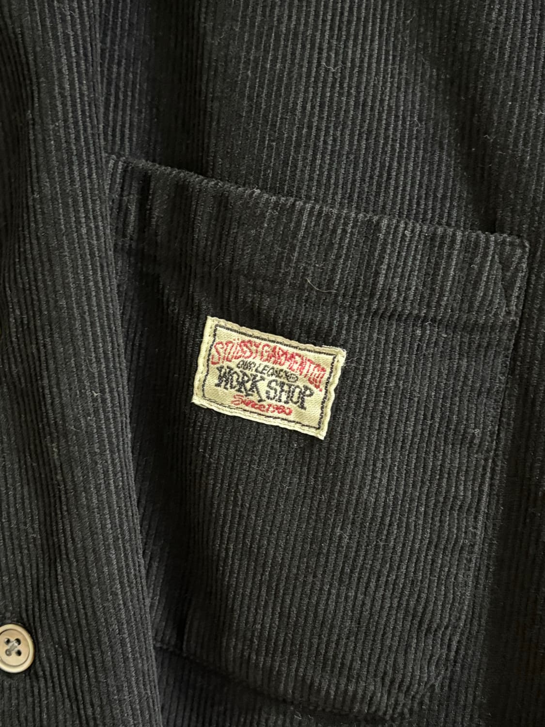 스투시 x 아워레가시 / 서프맨 버로우드 셔츠 코듀로이 상품이미지5