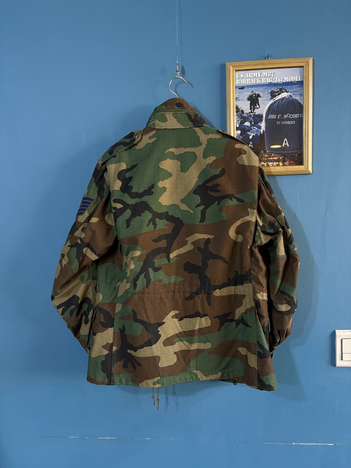 80‘s U.S Army Woodland Camo M-65 Field  상품이미지10