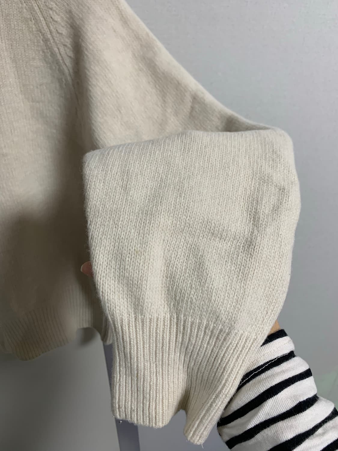 더버터크림 슬로코 캐시미어 니트 솔티드 상품이미지6