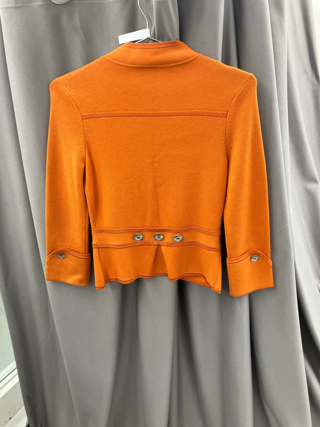 탠저린 더블 버튼 니트 자켓 상품이미지4