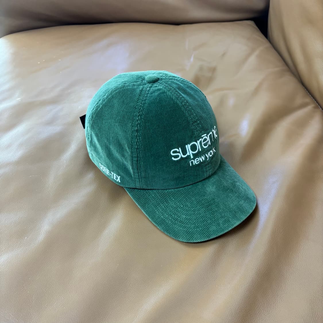 슈프림 6패널 볼캡 모자 고어텍스 그린 클래식 로고 상품이미지1