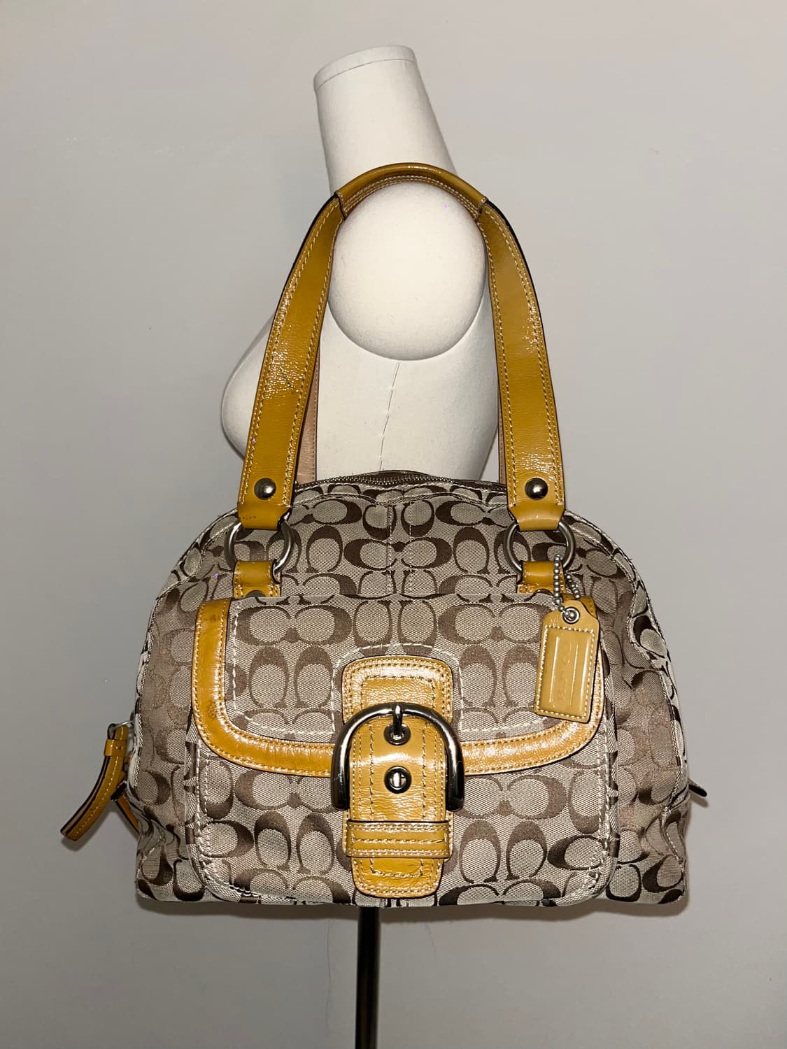 📦90s Coach Orange shoulder bag 상품이미지1