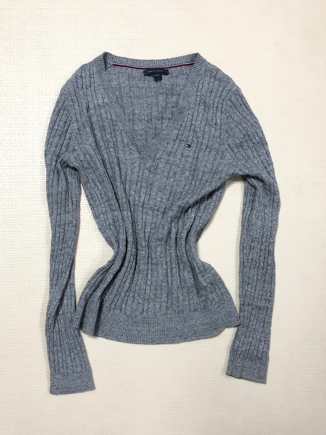 빈티지 타미힐피거 그레이 니트 상품이미지7