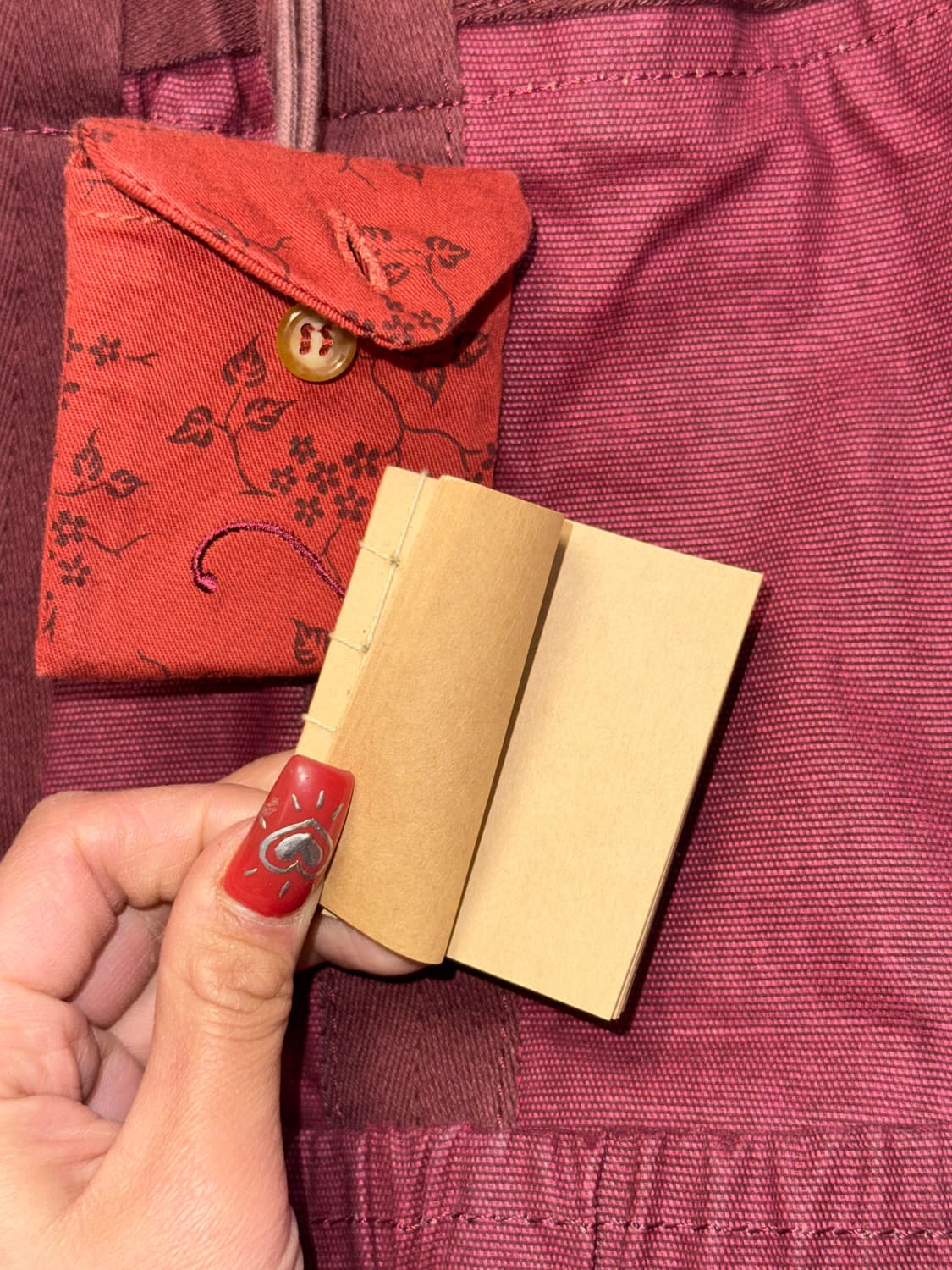 Kipling burgundy multi pocket tote bag 상품이미지5