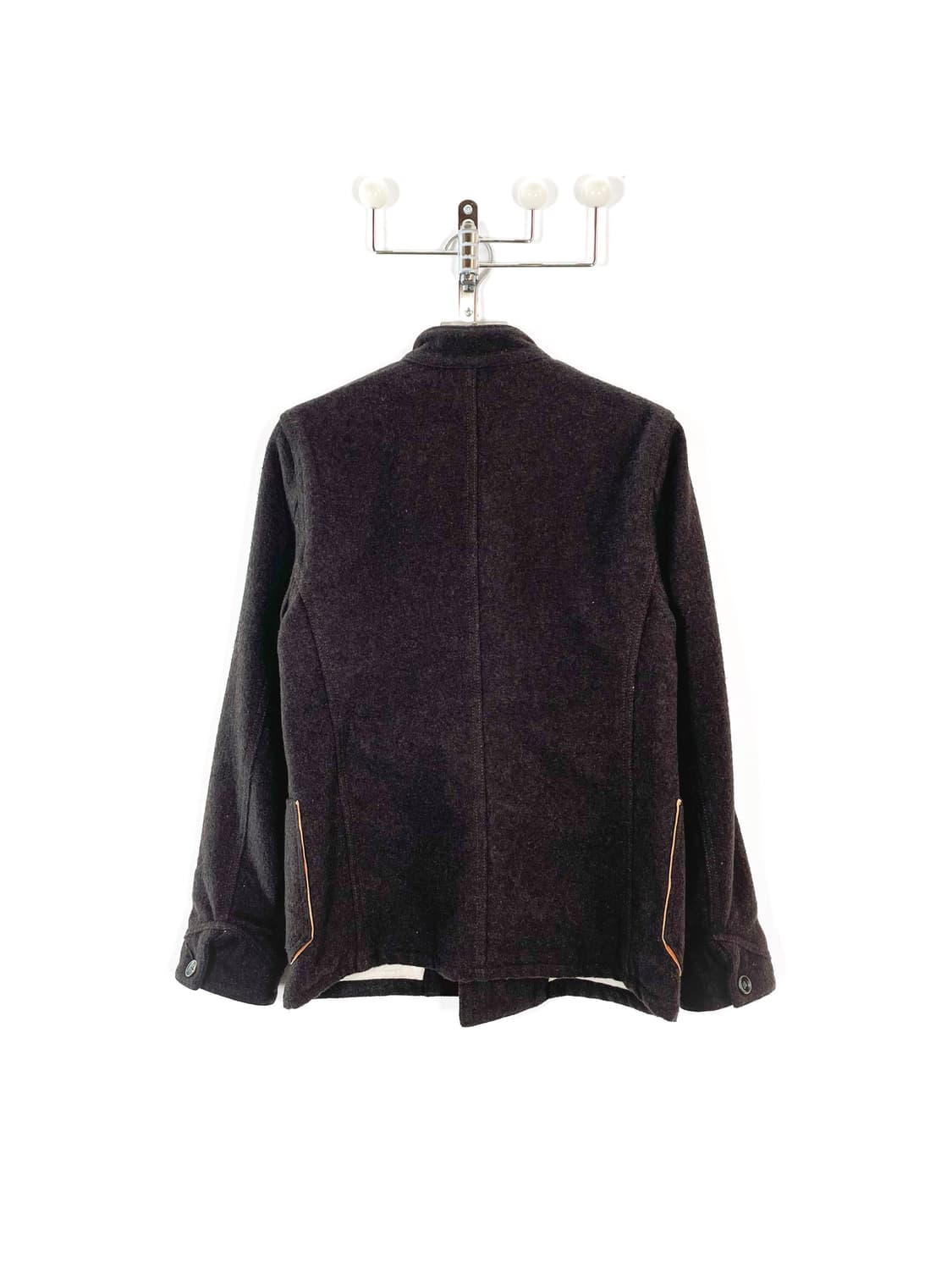 캐피탈 더블 브레스트 브라운 울 자켓 상품이미지9