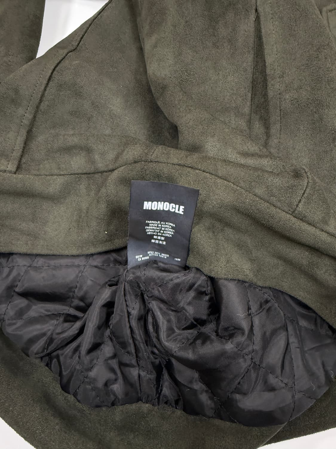 Monocle 스웨이드 투포켓 자켓 상품이미지4