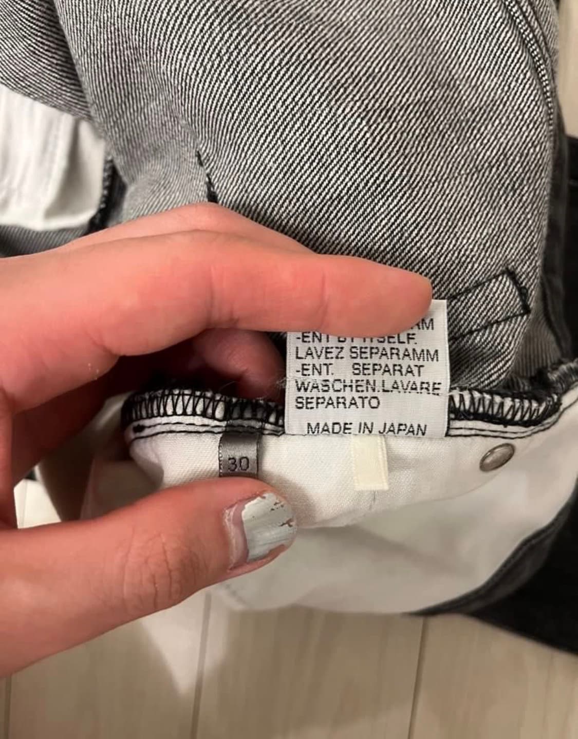 Dior Homme SS04 Dark Gray Jeans 상품이미지4