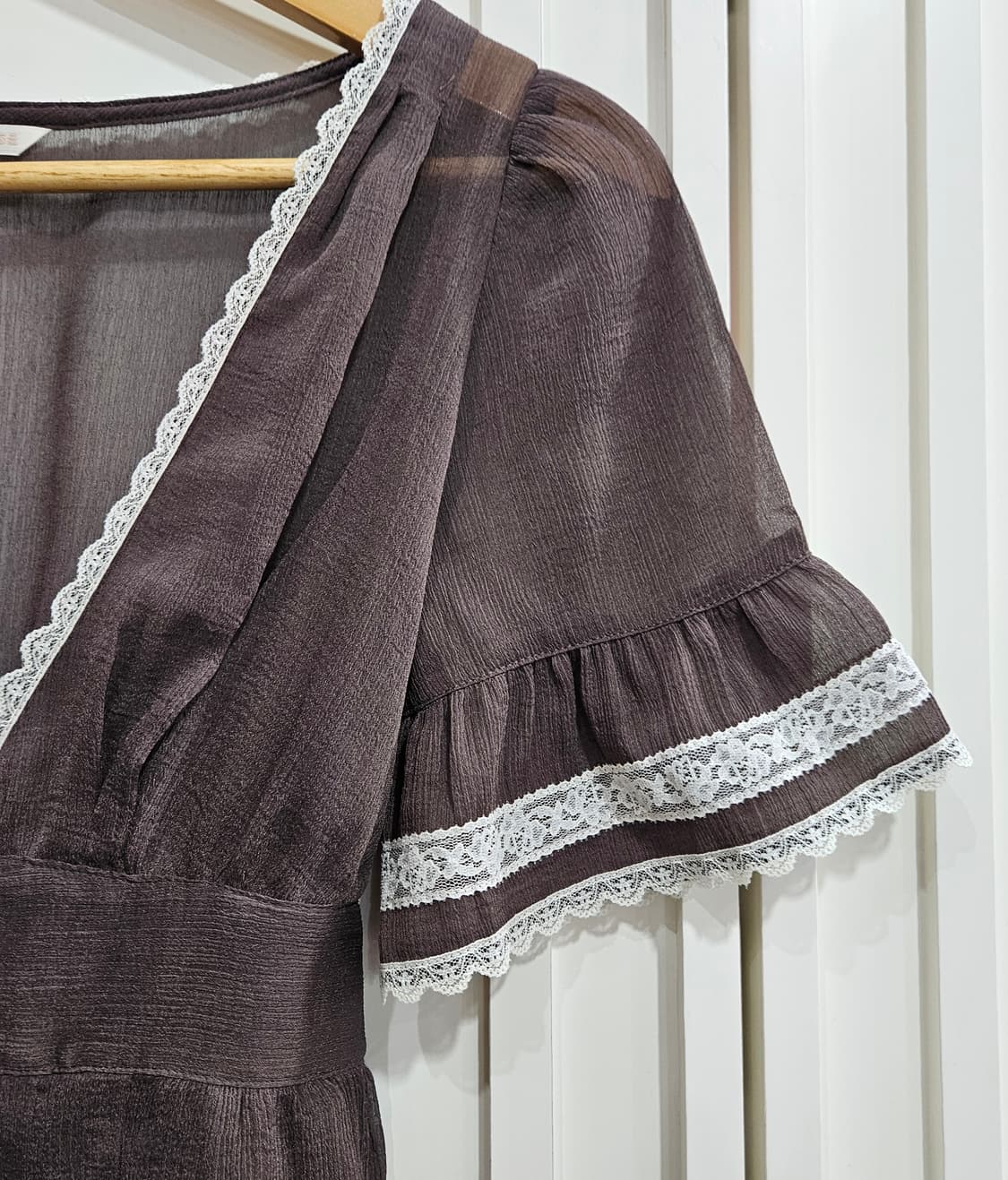 레스트로즈(LEST ROSE) 초코무드 레이스 원피스 상품이미지3