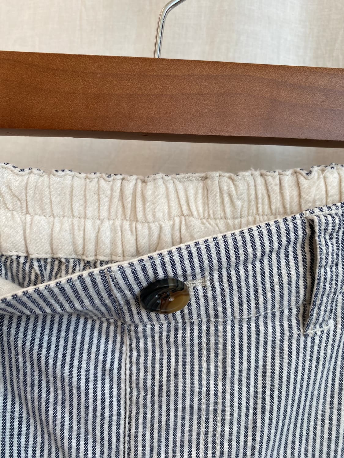 스트라이프 코튼 밴딩팬츠(M-L) 상품이미지7