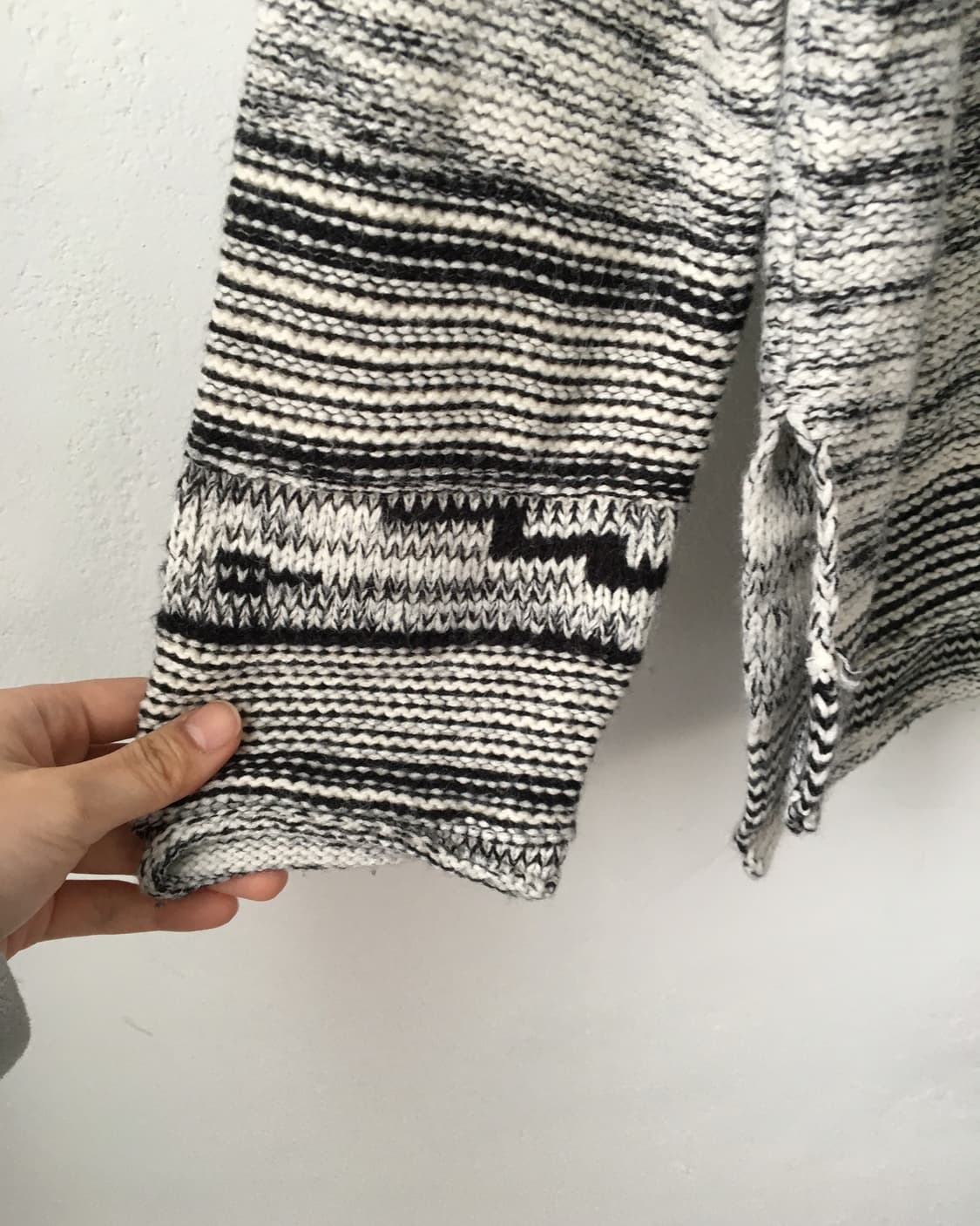 Ethnic mood hood knit 상품이미지4