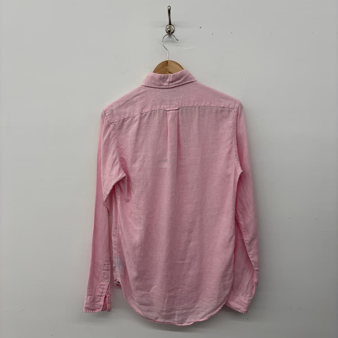 랄프로렌 핑크 린넨 셔츠 남성 S 상품이미지6