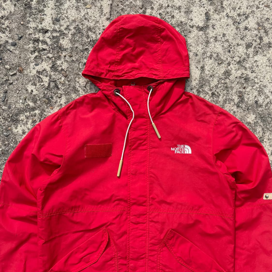 (XL) 노스페이스 등산용 레드 바람막이 자켓 made in USA 상품이미지2