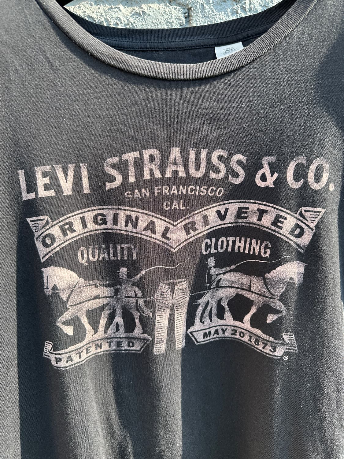 Levis 리바이스 빈티지 그래픽 블랙 반팔티셔츠(m) 상품이미지3
