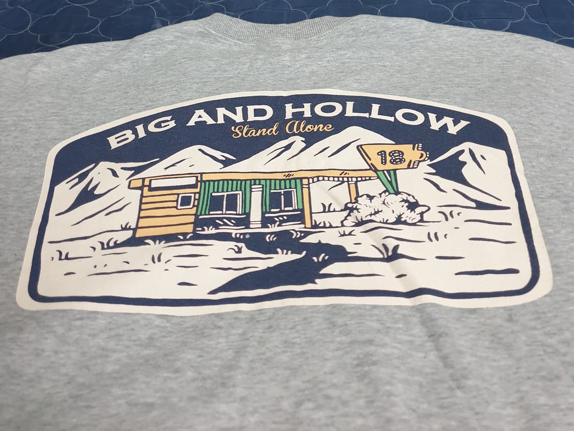 S.A.I 오버핏 그래픽 맨투맨 그레이 (XXL) 상품이미지2