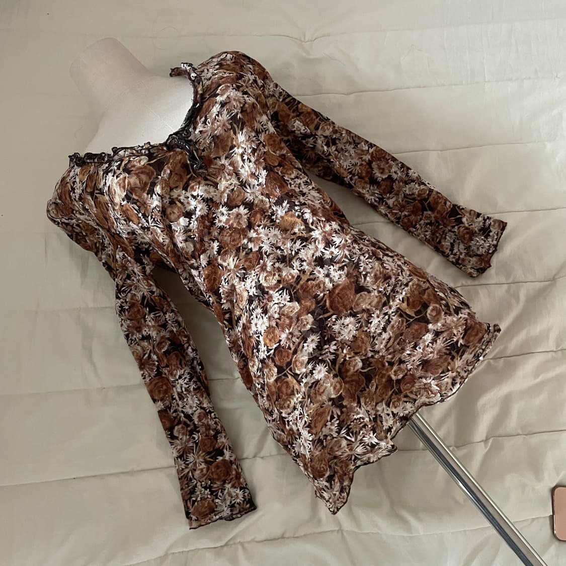 오리엔탈 블라우스 일본빈티지 히피 그런지 라떼갸루 오리엔탈 빈티지 상품이미지1