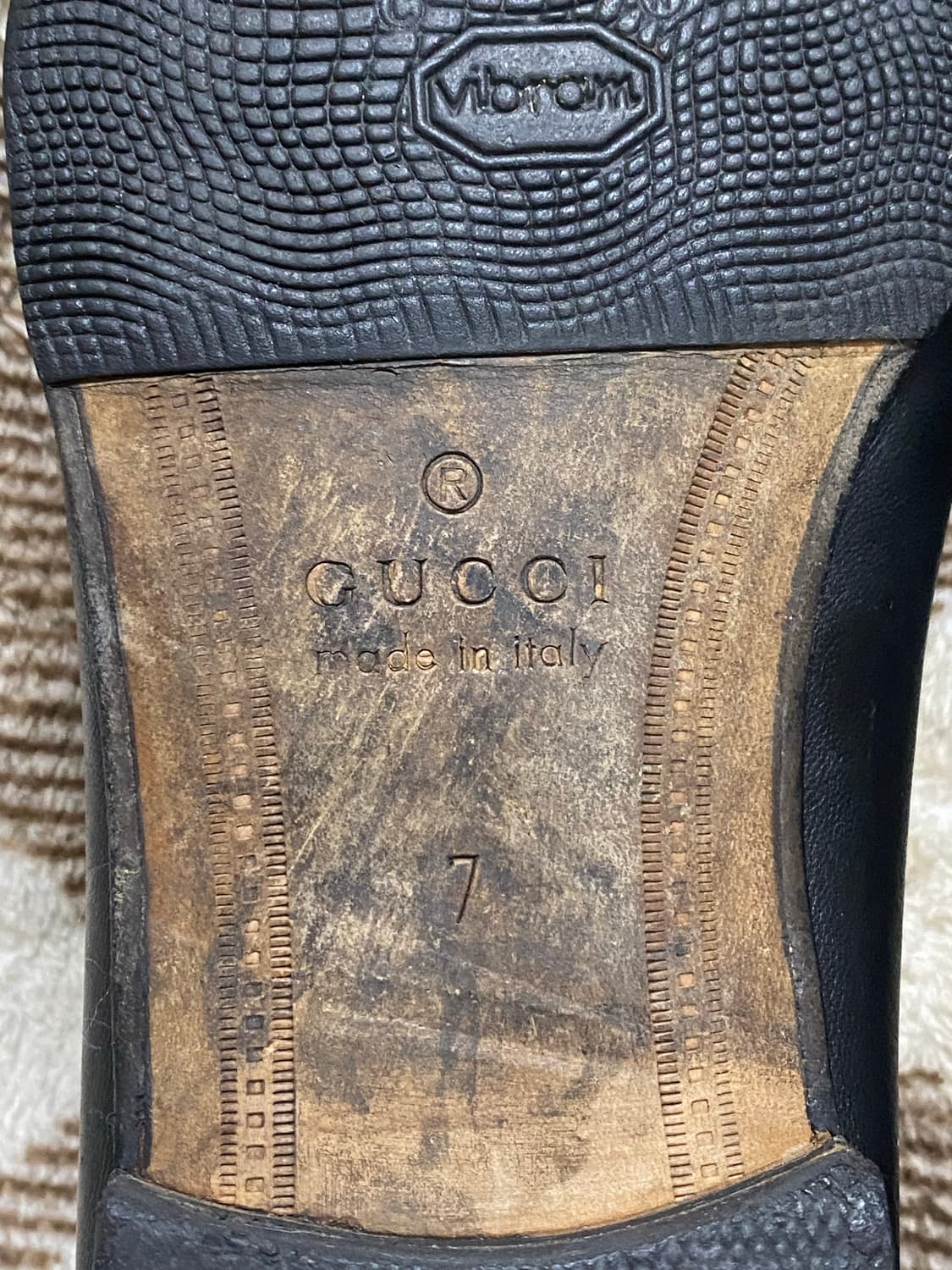 GUCCI 구찌 남성 홀스빗 조르단 로퍼 블로퍼 7 (260) 상품이미지7