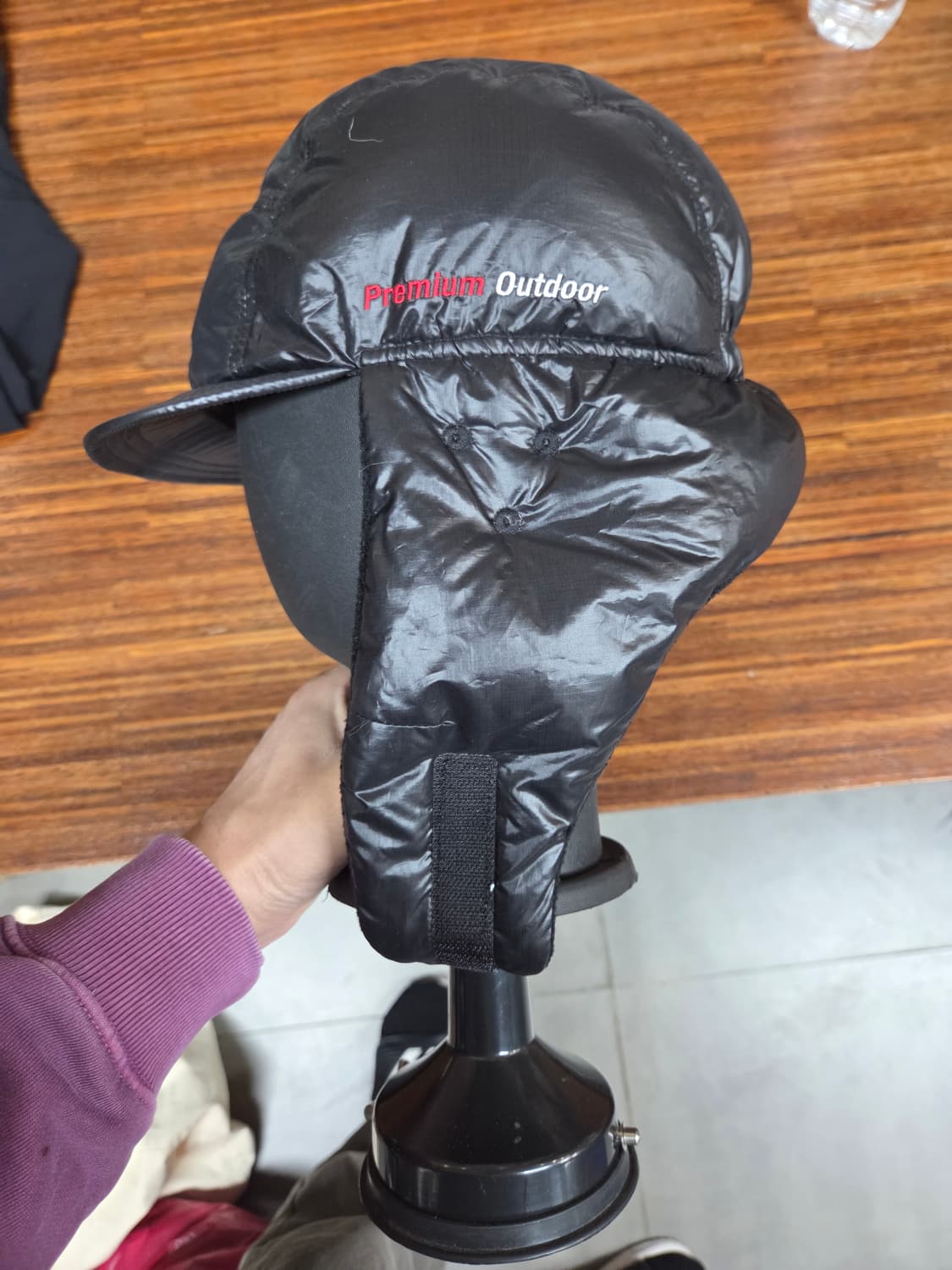 블랙야크 덕다운 패딩 이어머프 트루퍼햇 모자 58 상품이미지2