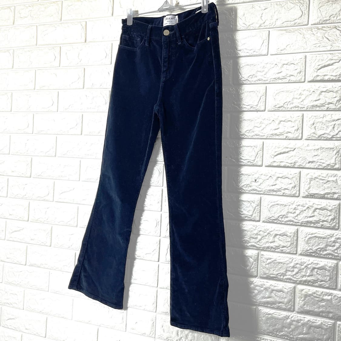 FRAME 프레임 부츠컷 벨벳 바지 (허리24-25) 상품이미지2
