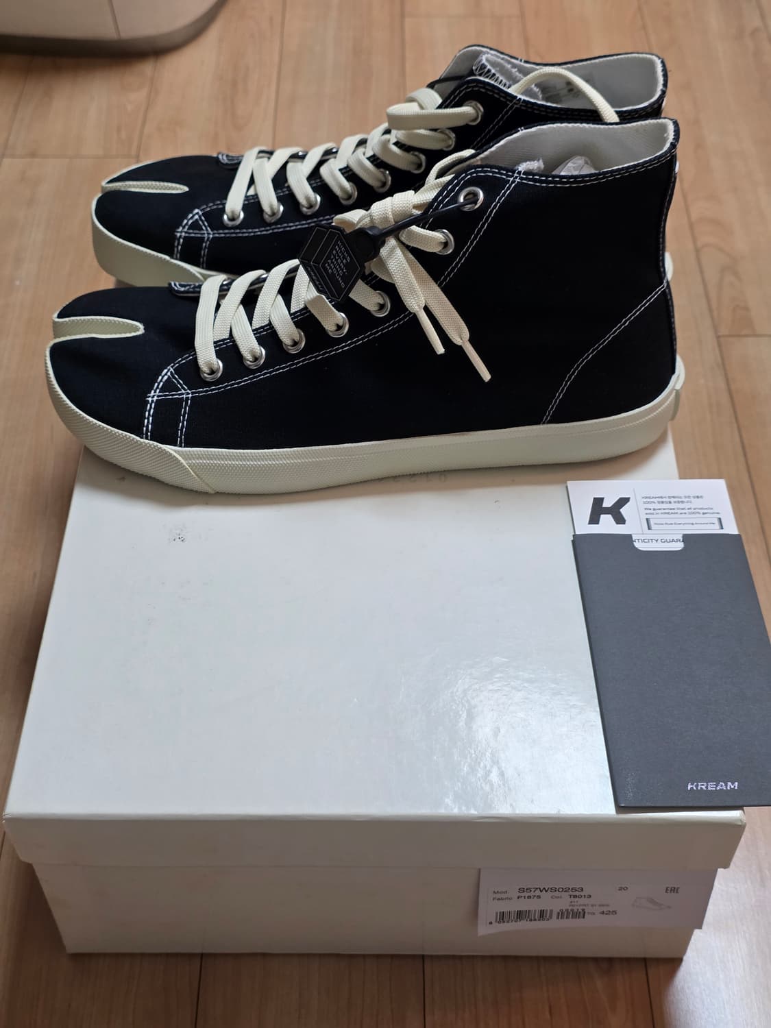 메종마르지엘라 타비 하이 블랙 42.5 **새상품** 상품이미지2