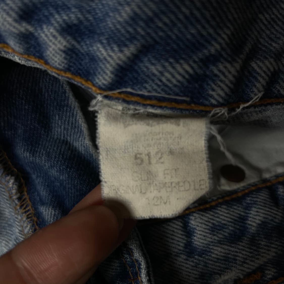 (30) 리바이스 512 연청 데님 팬츠 슬림핏 상품이미지3