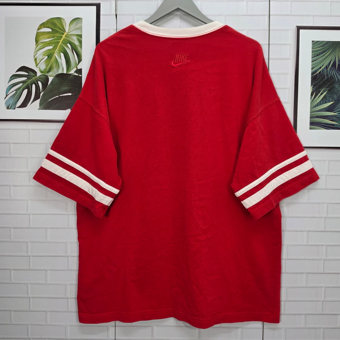 나이키 오버사이즈 럭비 반팔 티셔츠 L사이즈 새상품급 상품이미지4