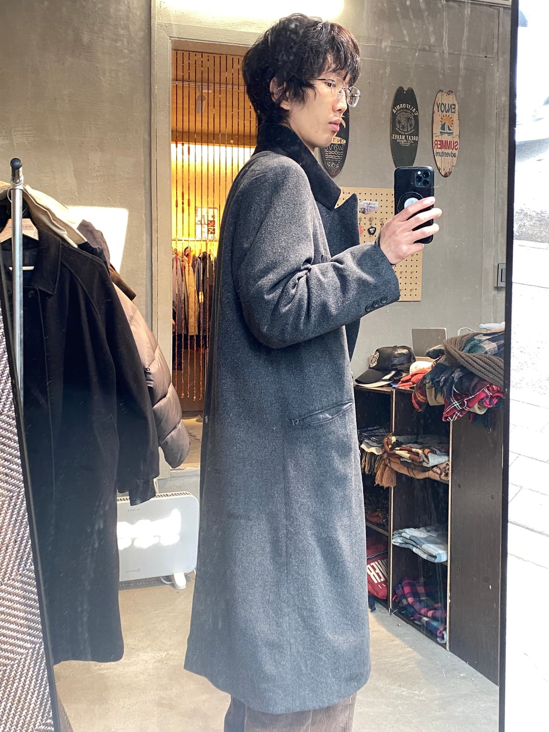 이태리 캐시미어 맥시코트 상품이미지4