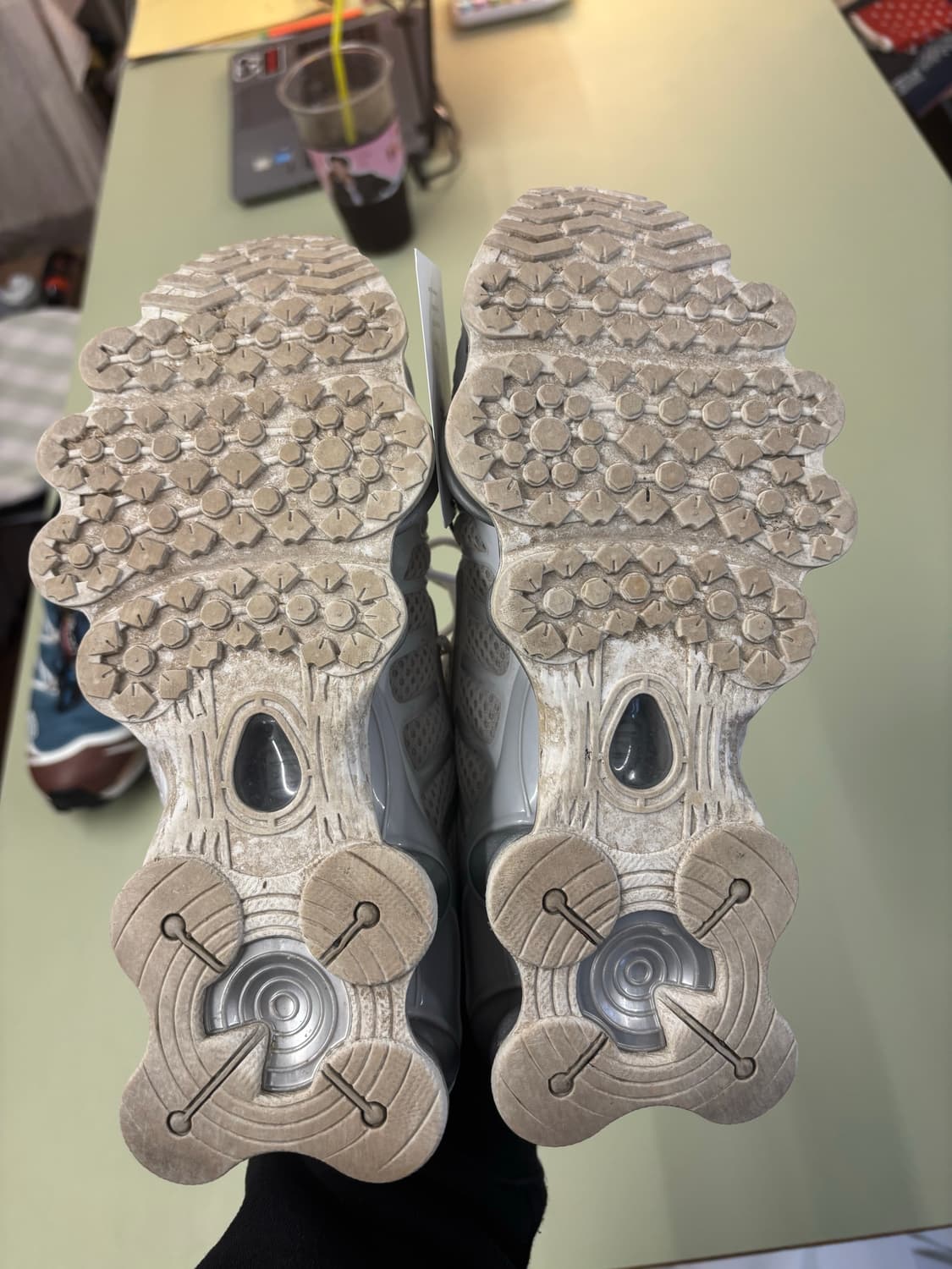 Nike shoxs TL metalic silver 상품이미지5