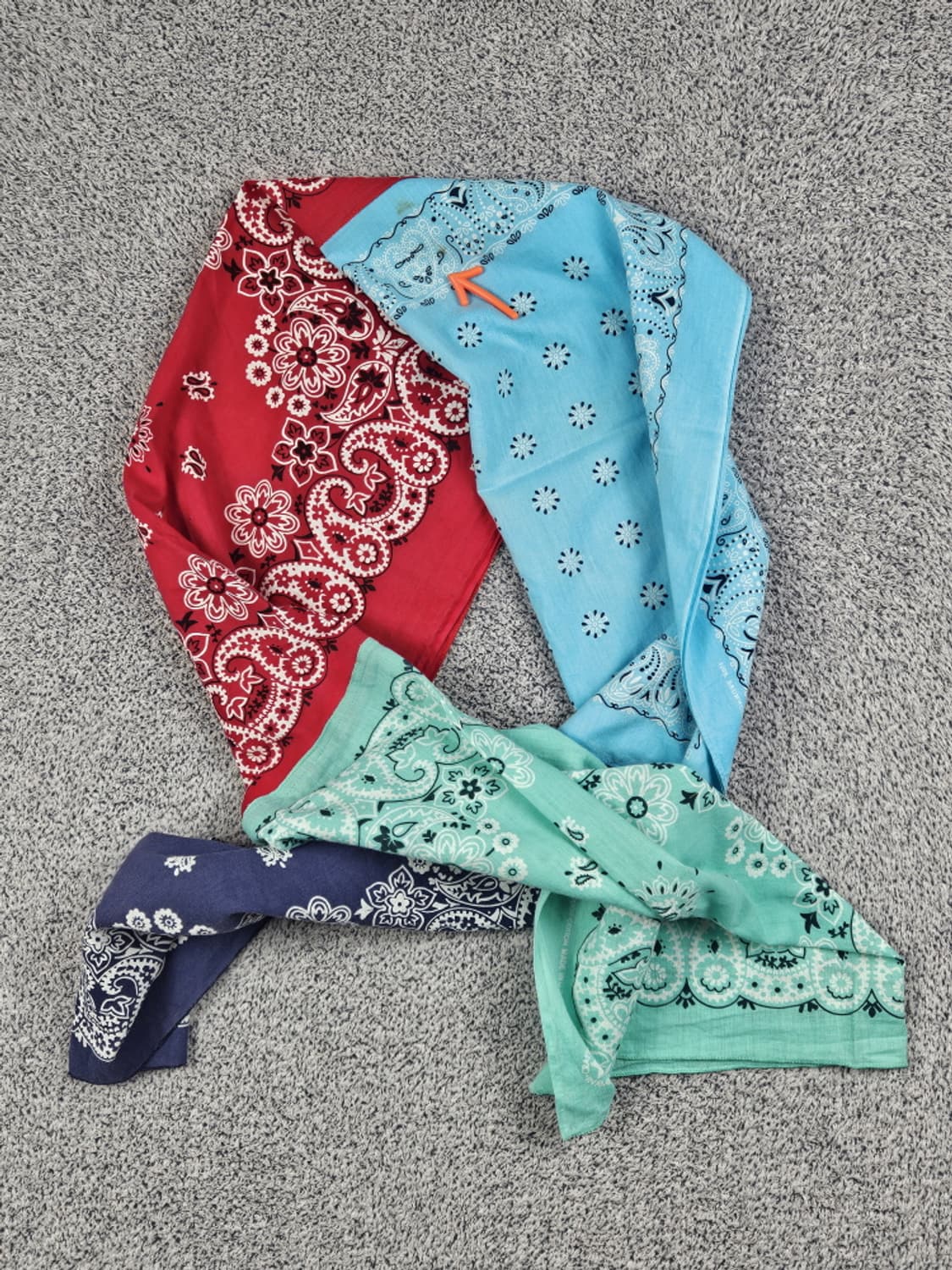 U.S.A 반다나 리워크 커스텀 스카프 머플러 / 10418 상품이미지5