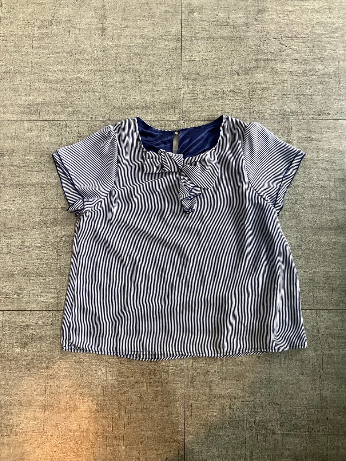 일본빈티지 달천깔페어리 프린세스 리본블라우스 상품이미지1